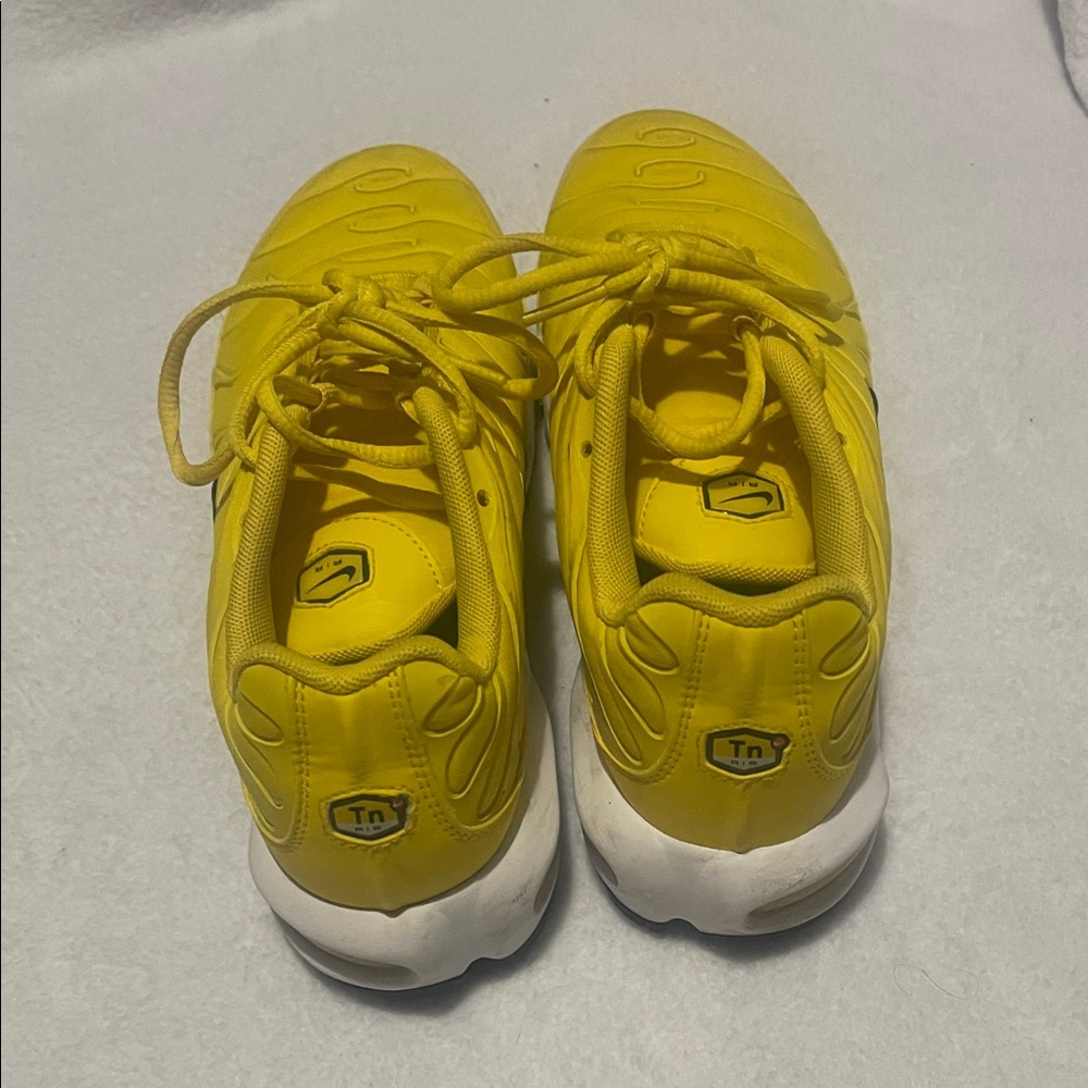 Women’s Nike Air Max Plus Yellow and White - Picture 4 of 5